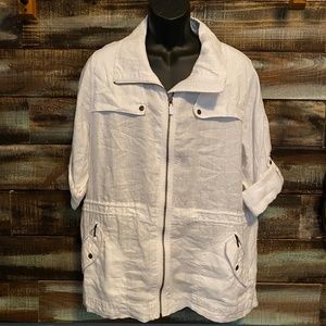 NWT! Tommy Bahama Two Palms Linen Anorak